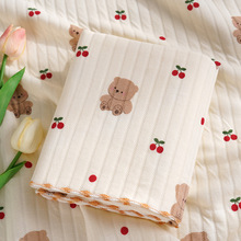 夹棉包单针织婴幼儿包被春秋款透气产房抱被初生新生宝宝包裹包巾