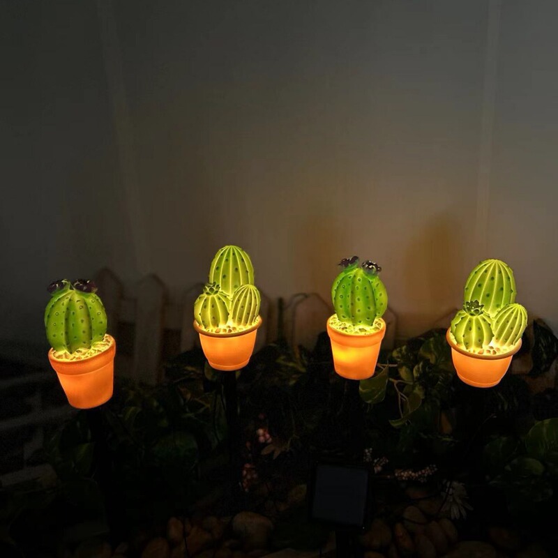 New outdoor plastic courtyard led solar pineapple simulation Cactus Cactus lawn landscape lamp New outdoor plastic courtyard led solar pineapple simulation Cactus Cactus lawn landscape lamp