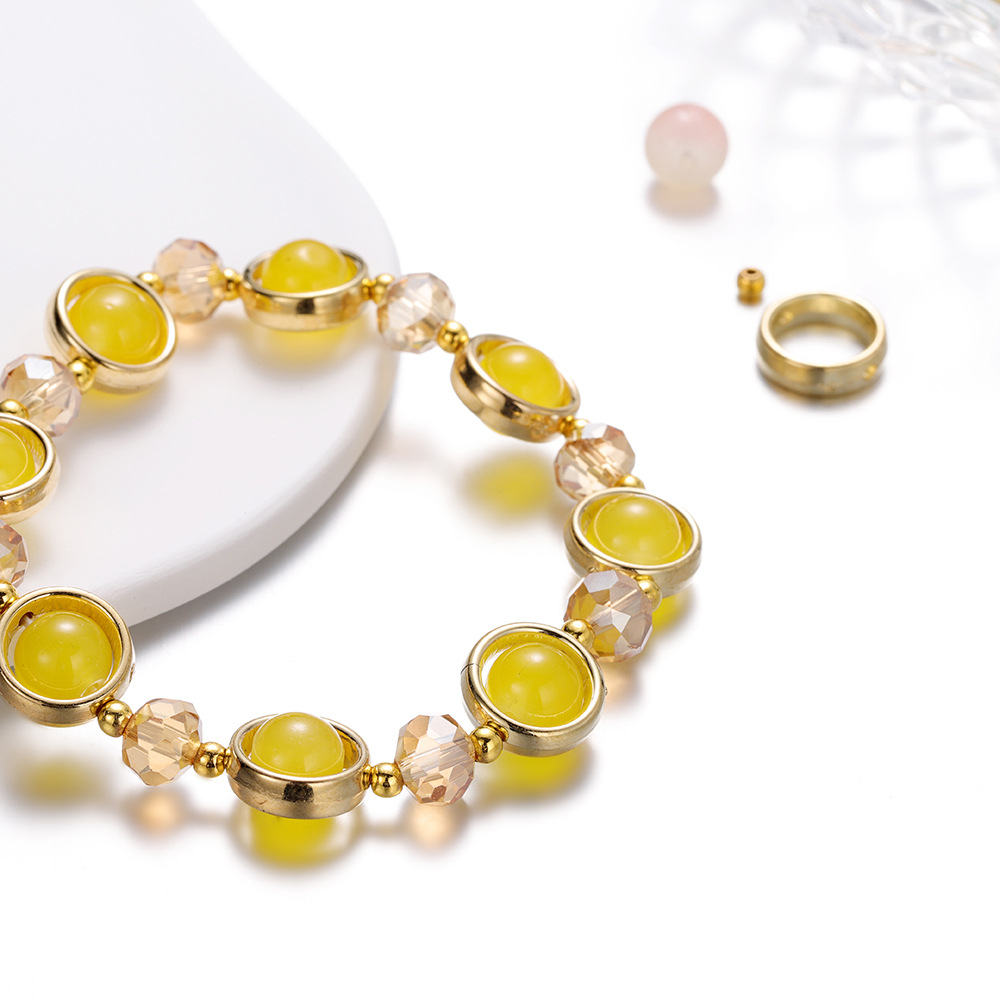 Fashion Round Glass Womenu0027S Bracelets 1 Piece