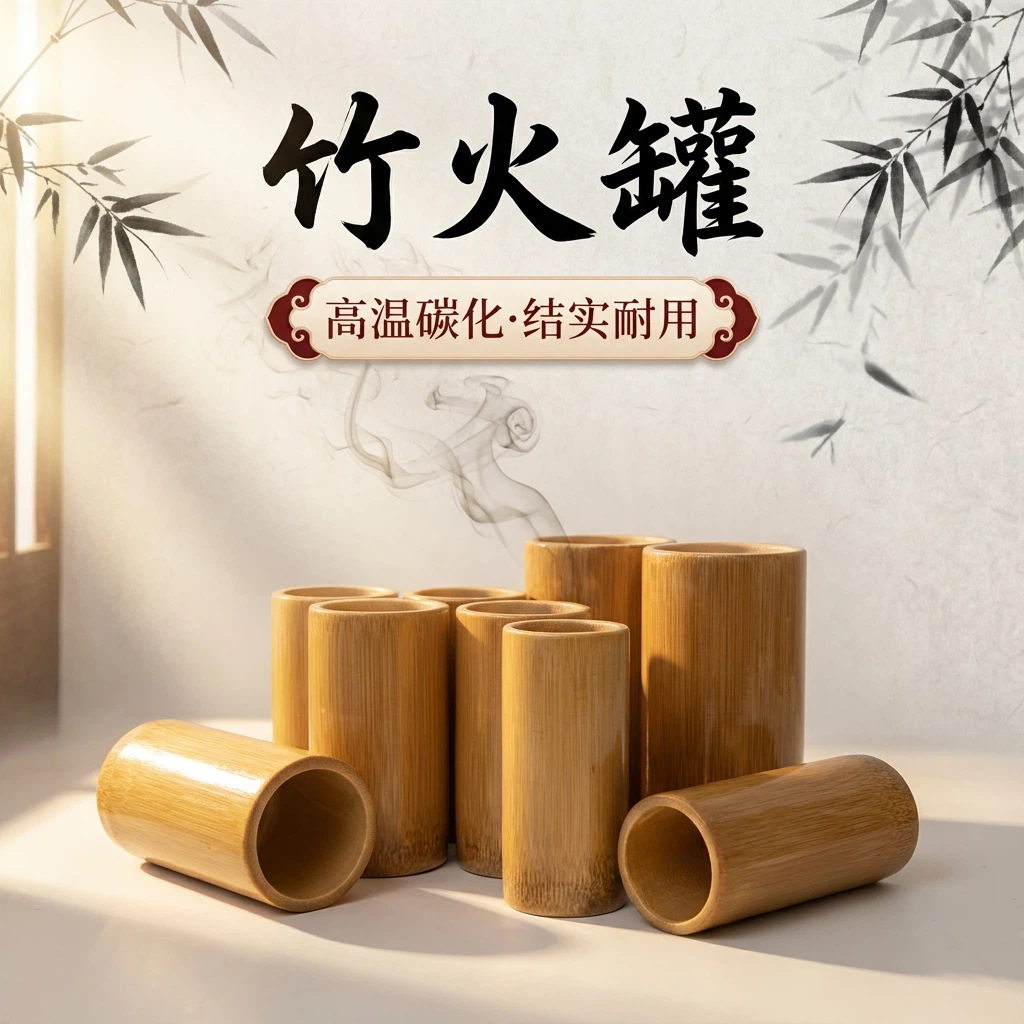 碳化竹筒竹罐拔火罐定制竹制竹筒竹子竹吸筒拔罐器批发厂家定制