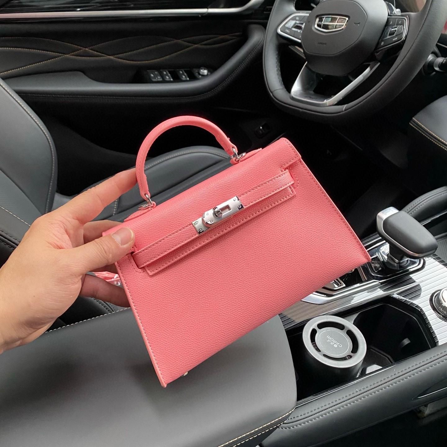 Sakura Powder Silver Buckle