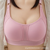 Breathable wireless bra, underwear, supporting comfortable bra top, plus size