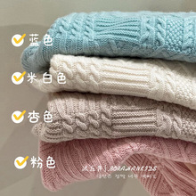 韩国童装女童加厚毛衣2023冬装儿童羊毛衫中大童针织衫男童打底衫