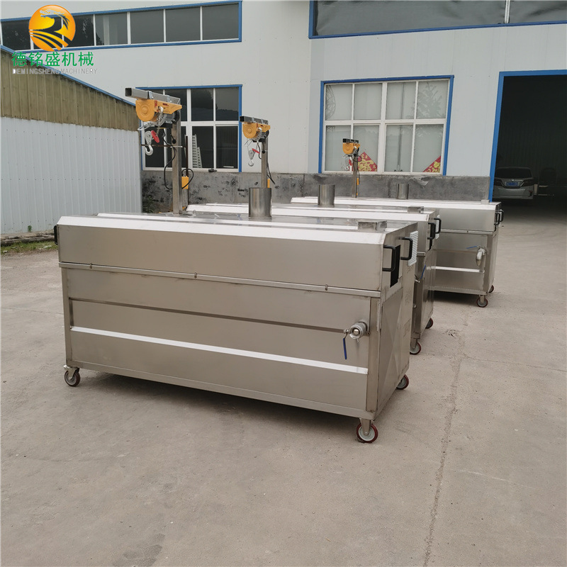 德铭盛炸小型馓子设备厂家 金丝馓子油炸机器 面食馓子生产设备