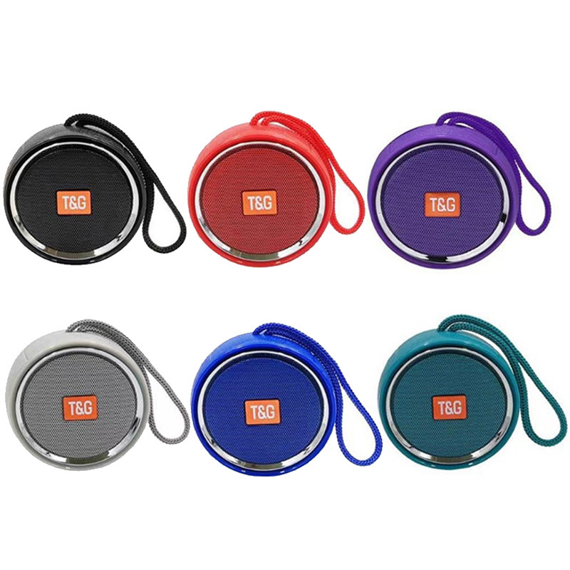 새로운 국경 야외 승마 휴대용 TG536 블루투스 오디오 휴대용 라운드 서브 우퍼 카드 USB 디스크 스피커
