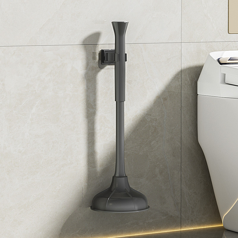 Nuevo cepillo de inodoro retráctil de mango largo, cepillo de inodoro limpio, cepillo de lana suave sin esquina muerta, cepillo de inodoro de mango alargado