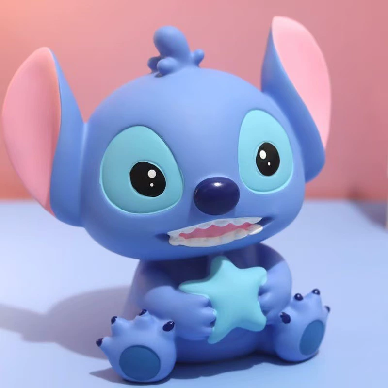 Поставщик оптом копилка-производитель Stitch, эмаль, анти-падение, для мальчиков и девочек, подарки на день рождения, домашнее обустройство, можно хранить и извлекать