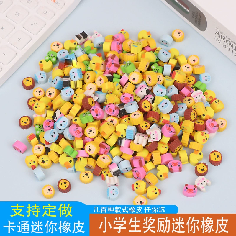 Мультфильм ластик мини фруктов животных цифровой торт маленький ластик мини ластик студент ластик канцелярские принадлежности