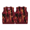 Knitted vest red