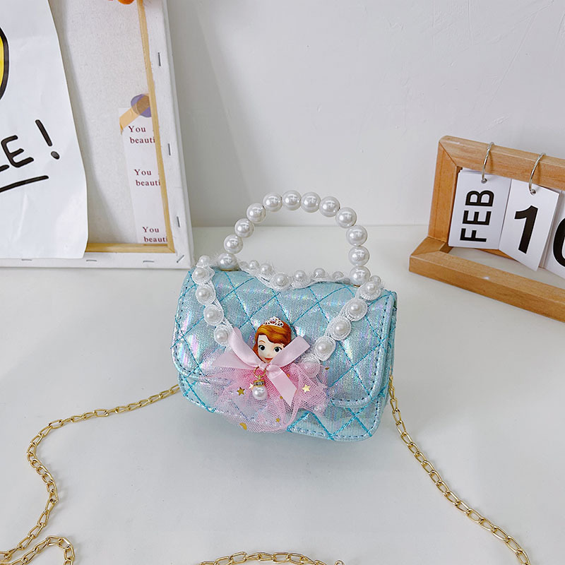 Bolso para niños pequeña niña 2021 bolso de hombro de moda Aisha bolsa de mensajero blanca como la nieve mini bolso de moda monedero