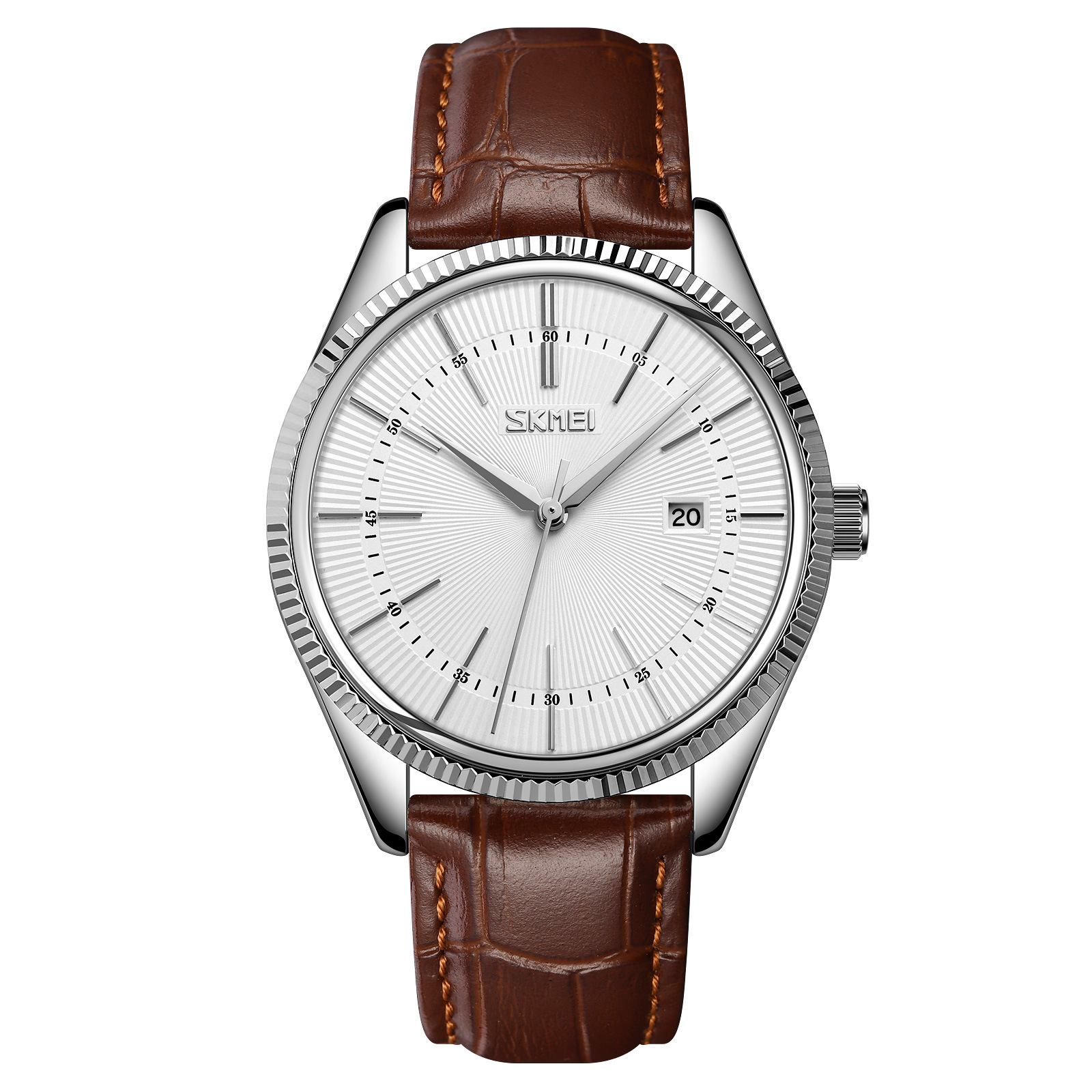 Momento de calendario casual correa relojes de cuarzo de negocios minimalistas relojes de pulsera de hombre punto transfronterizo fábrica de fuente personalizada