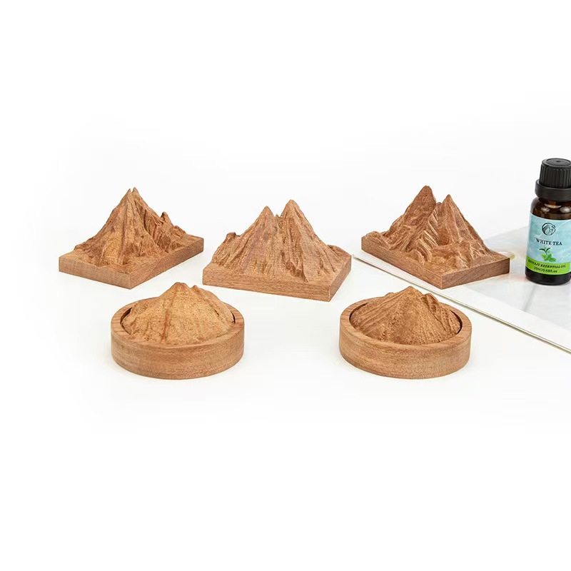 Rizhao Jinshan No Fire Expansion Madera Fragante Nuez Negra Madera Fragante Perfume Péndulo de Madera de aromaterapia Control de dormitorio de coche