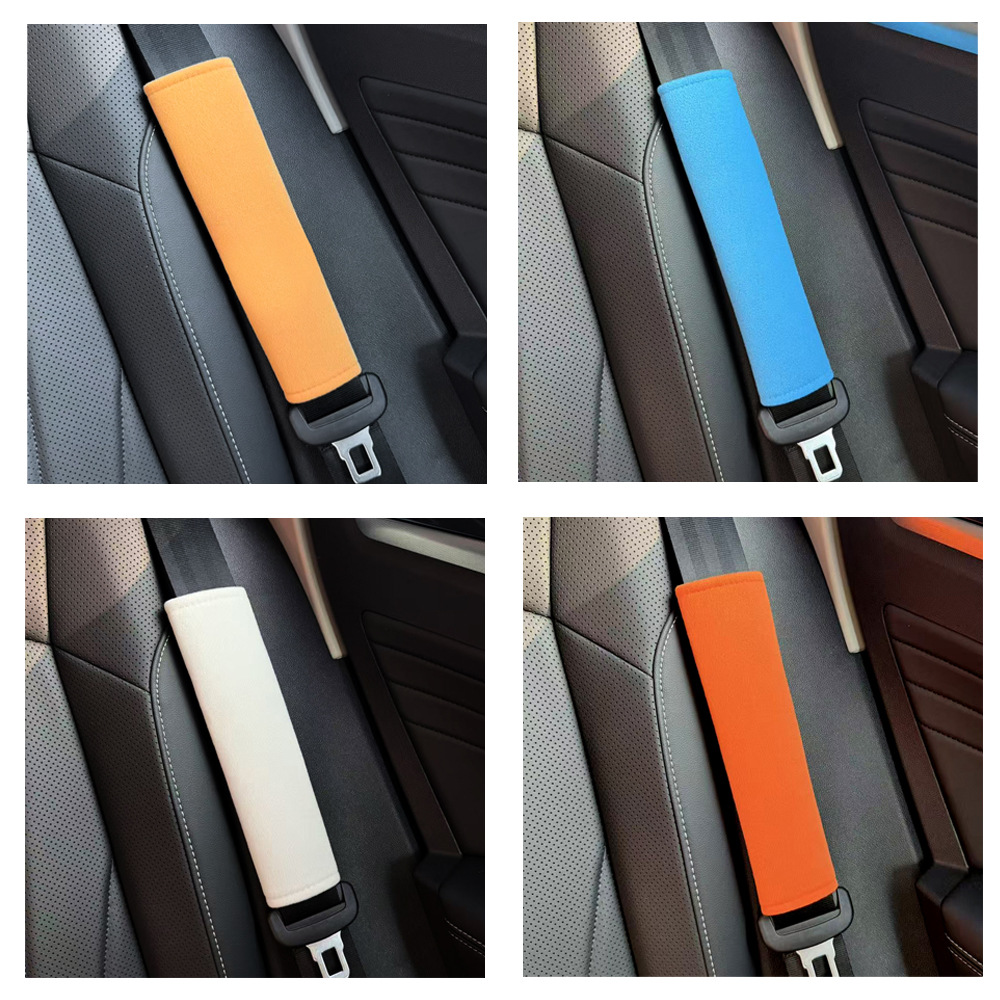 Protector de Hombro para Cinturón de Seguridad de Terciopelo Suave para Automóvil image 5