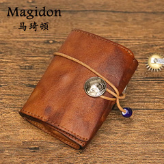 2022 Original Innovative Leather Wallet Card Holder Minimalist Rope Multi-function Two-in-One Card Clip for Women Retro