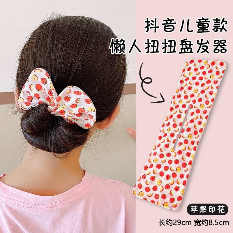 TikTok mismo estilo cabeza de bola rizador de pelo banda de pelo accesorios para el cabello clip de giro mágico perezoso rizador de pelo arco tocado