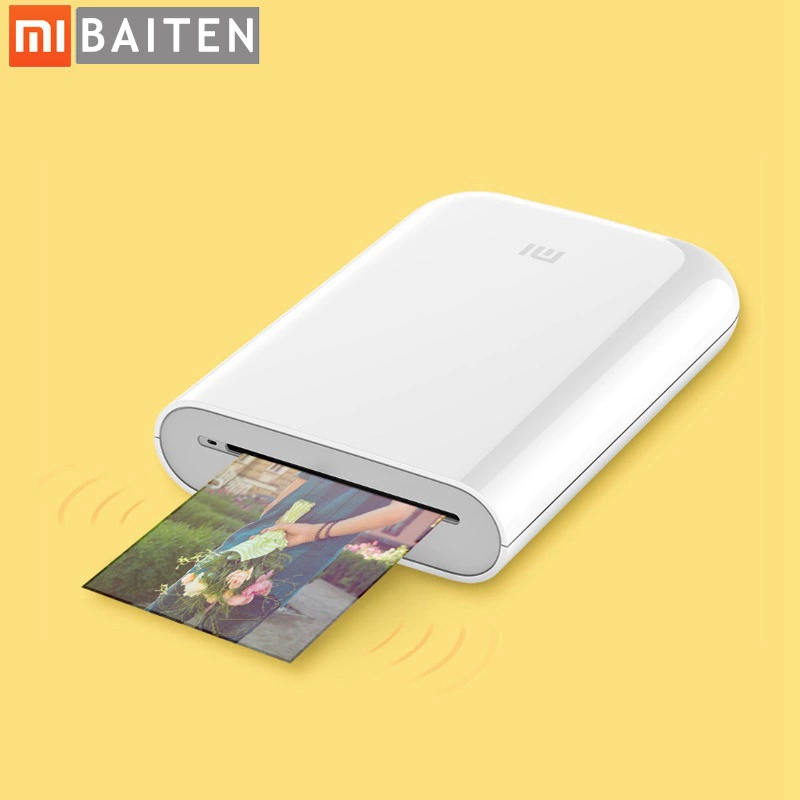 Карманный принтер (Xiaomi) — портативный мобильный фото-принтер, компактный и совместимый с телефоном