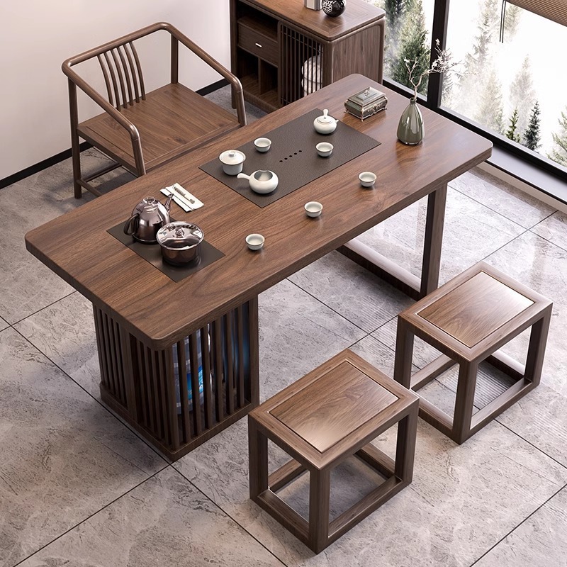 [홈 낮잠] 1.0m 티테이블 + 티체어 + 사각스툴_2