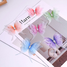 四层水滴网纱蝴蝶新款服装鞋花配饰手工diy材料配件发夹边夹装饰