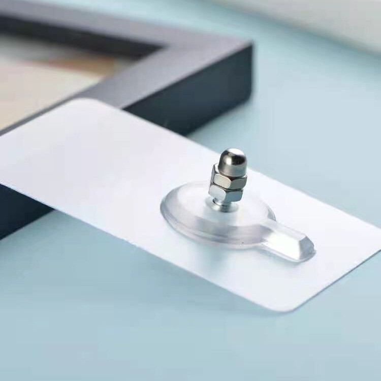 Screw-Free Adhesive Wall Hooks, Strong Sticky Hooks for Wall Hanging, No-Nail Adhesive Storage Wall Hangers