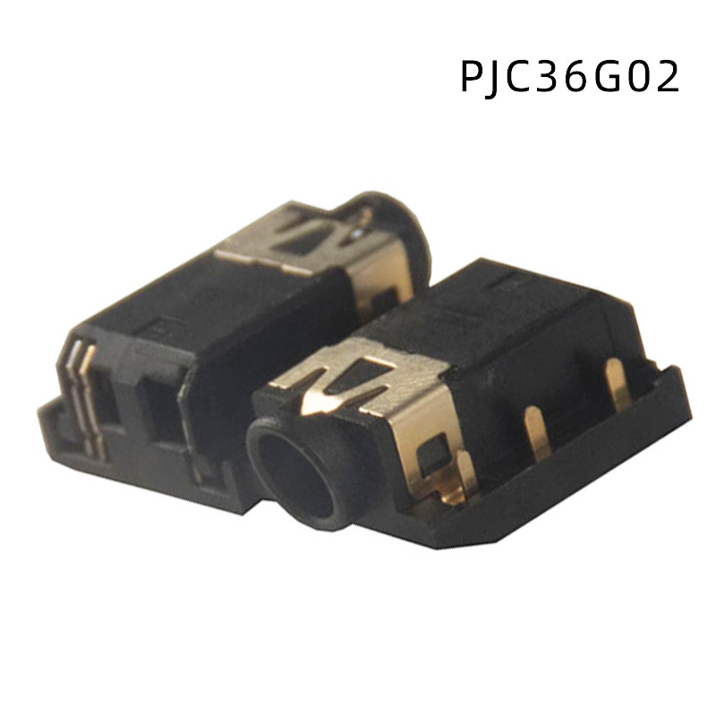 Manufacturer supplies laptop headphone socket 3.5 audio four-level sinking plate laptop audio socket 2
