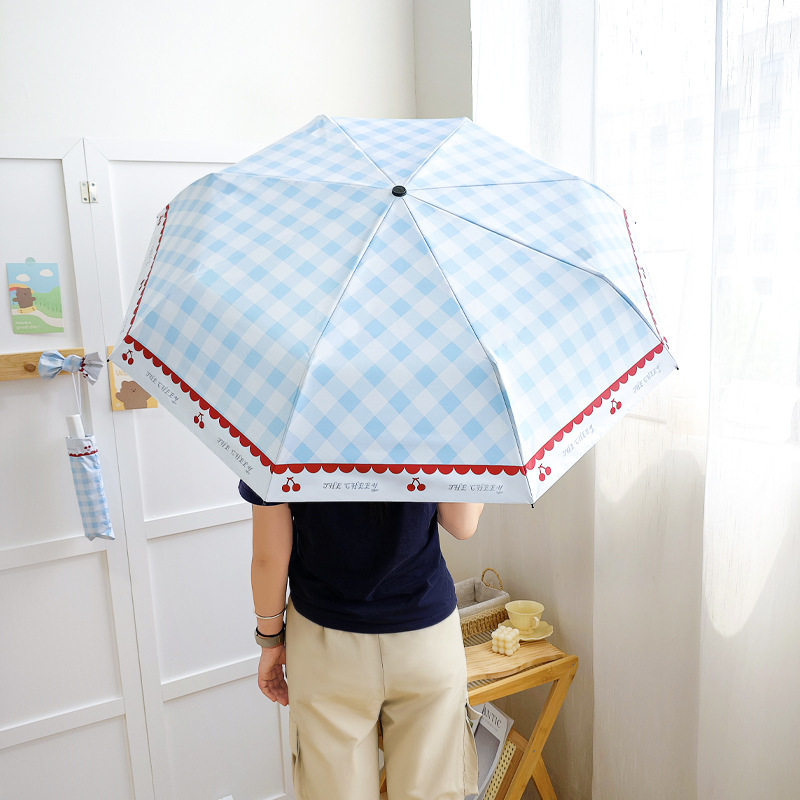 Automatic Folding Umbrella for Women, Cute and Beautiful, Dual-Use for Sun and Rain, Parasol, Sun Umbrella, Wholesale for Daily Necessities and Department Stores