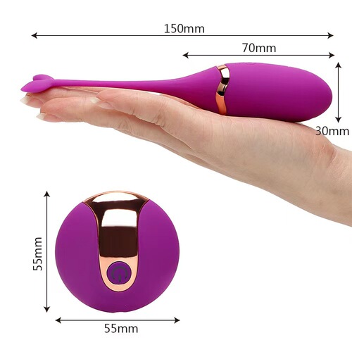 Wireless charging remote control tadpole vibrating egg for women, orgasm vibration masturbation device, clitoris massager, sex toy