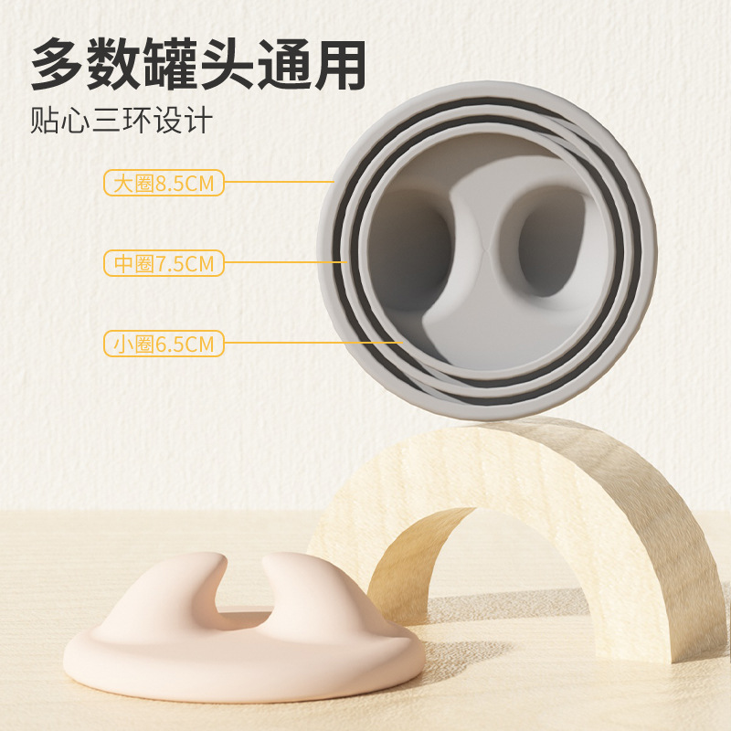 Cuchara de comida enlatada para gatos, abrelatas, tapa de conservación fresca, tapa de sellado de comida enlatada para gatos para mascotas, tapa de sellado de cuchara para perros al por mayor