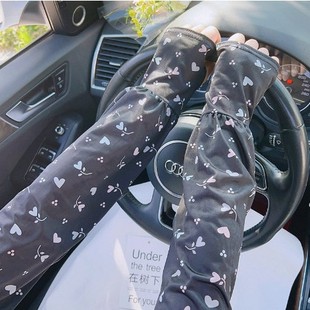 New Large Size Sun Protection Sleeves, Loose Ice Sleeves for Women, Summer Thin Sun Protection Arm Gloves, Sleeves, Ice Silk, Free Shipping