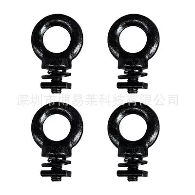 Car Roof Platform Modification Fixed Roof rack - 4-black-iron-rings