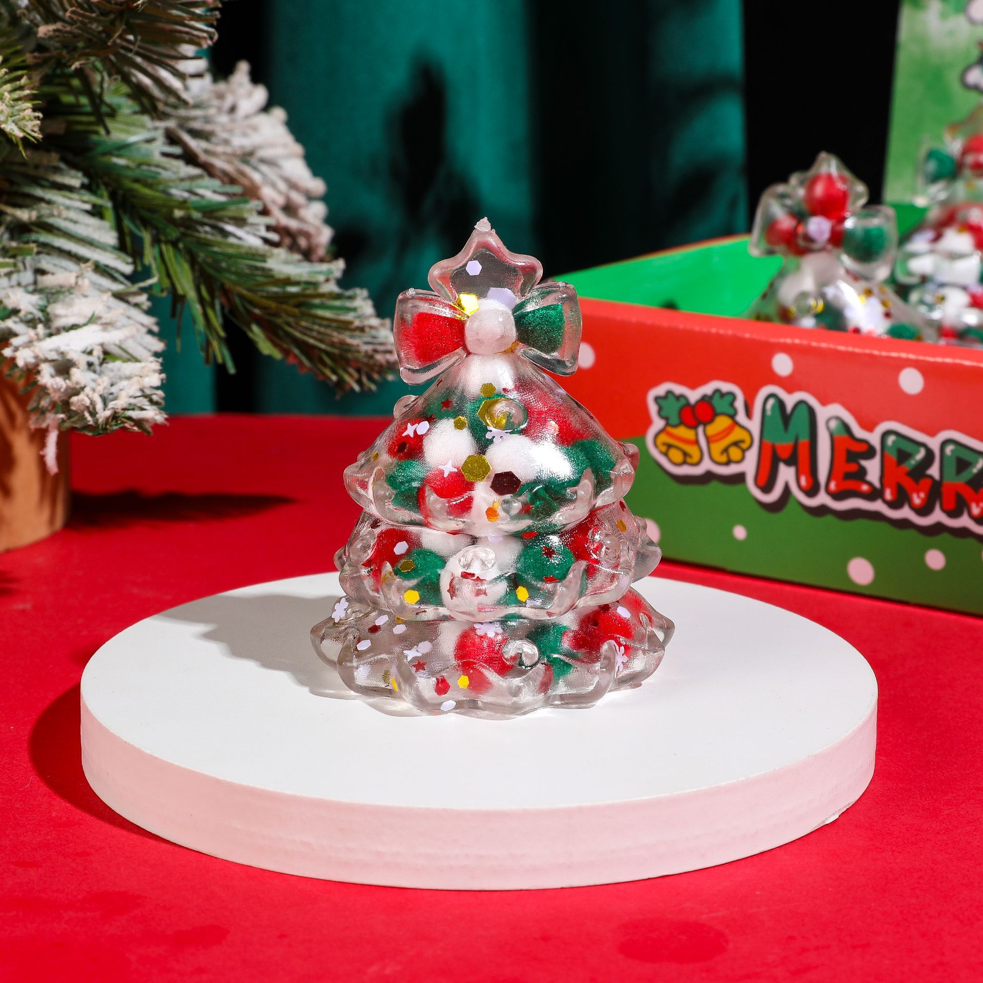 B flash árbol de Navidad pellizco pellizco nuevo pellizco pellizco juguete descompresión juguete descompresión fábrica de venta directa