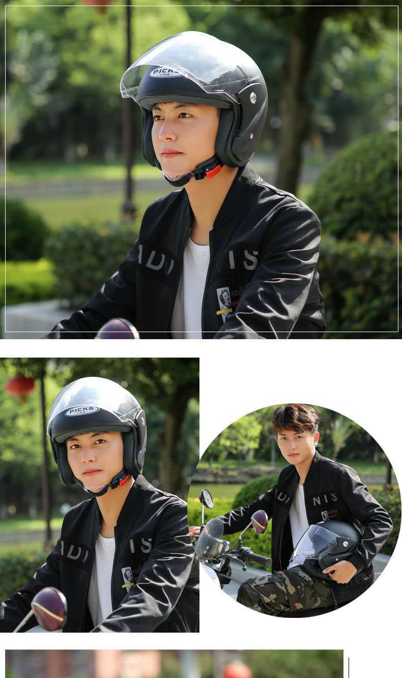 Motorcycle helmet certified national standard unbreakable electric vehicle helmet