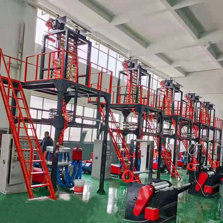 厂家供应聚乙烯PE高速吹膜机 PE塑料吹膜机节能