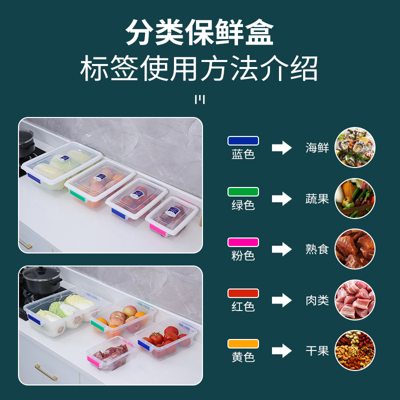 Plastic square storage box