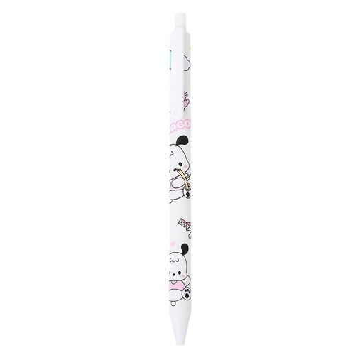 Ins style cute cha cha dog brush question artifact ST double bead spring head quick-drying pen press pen neutral pen brush question pen