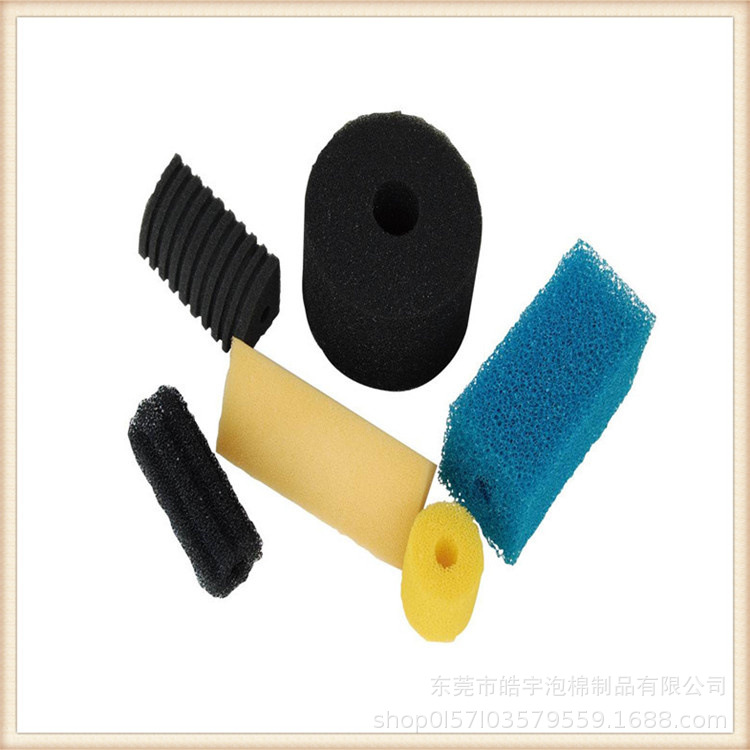 空气净化过滤海绵 泳池过滤海绵管柱子异形 高密度除尘过滤海绵