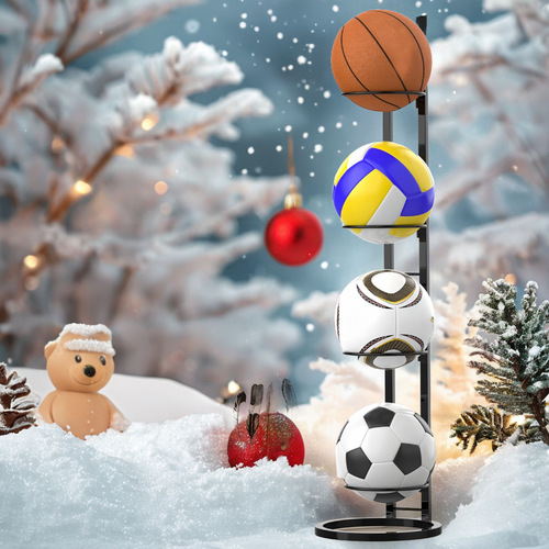 Basketball Standard Household Simple Football Volleyball Storage Organization Double Three Four Layers Children's Ball Wall Mount