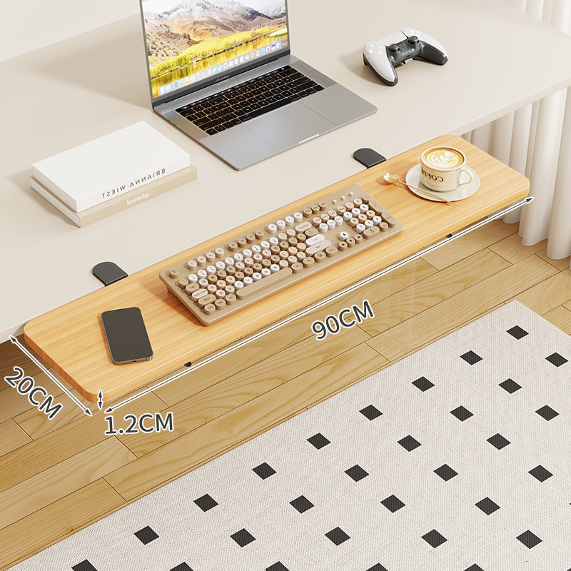 Extensión Plegable de Escritorio para Computadora con Soporte de Brazo para Oficina image 27