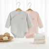 Children's autumn cotton bodysuit, overall for new born, long sleeve
