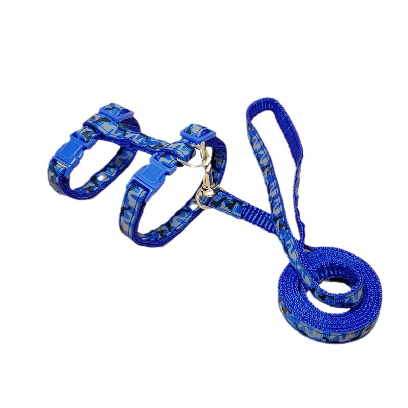 Kettingkattentouw met I-vormige print, anti-ontsnappingsriem voor huisdieren_voghion.com