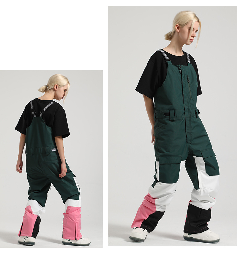 Nieuwe snowboardbroek heren winddicht waterdicht warm kleur bijpassende werk outdoor ski-uitrusting eendelige skibroek_voghion.com