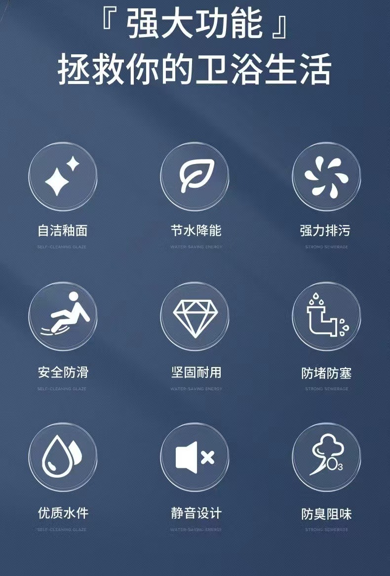 Ix. Mu Squat Toilet, household water tank, anti-odor toilet Project, Hotel foot-operated squat toilet, sensor hand-pressed squat toilet Specification drawing