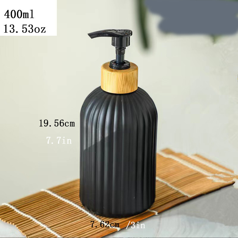 Botella de desinfectante de manos de comercio exterior botella de desinfectante de manos de alta calidad botella de vidrio 500ml botella vacía champú líquido de baño botella dividida