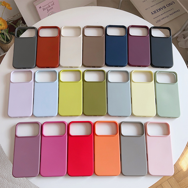 Apple Premium Liquid Silicone Phone Case Suitable for iPhone 17 Pro Max, Light Luxury High-End Phone Case