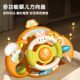 Children's steering wheel cartoon simulation co-pilot early education toy baby imitation car stroller stroller walking baby artifact
