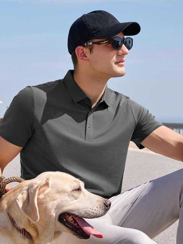 Ropa de trabajo profesional de alta gama ropa de verano personalizada líquida amoniaco mercerizado doble cara camisa de manga corta impresa logotipo bordado