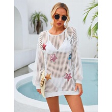 J 57012 Star Pattern Beach Shirt ɳ̲���� �羳ŷ������ѷ