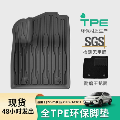 22-25 Yuan Plus/Atto3 TPE Baqaj və Oturacaq Arxa Xalçaları
