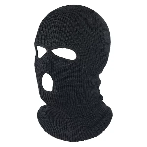 Headgear Hat Men's Winter Riding Warm Hood Winter Windproof Cold-proof Motorcycle Black Full Face Helmet Mask