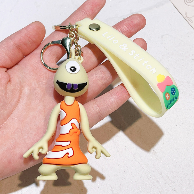 クラシックな立体人形キーホルダーアクセサリー pvc 人形マシンホリデーギフトペンダントクロスボーダーキーホルダー|undefined