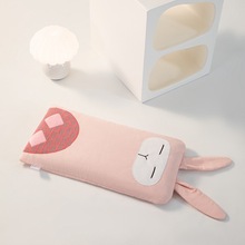 2025新款A类纯棉卡通肚皮荞麦枕头儿童吸汗透气多种颜色可拆洗